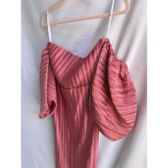 L'IDÉE Pink Sirene Dress Size 4 with Zipper Separation - Picture 8 of 8